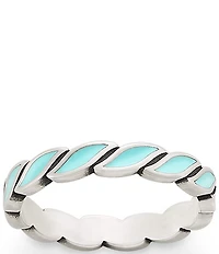 James Avery Enamel Twist Stacker Ring