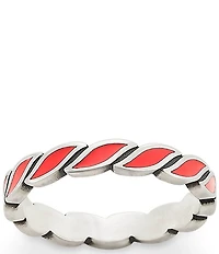 James Avery Enamel Twist Stacker Ring