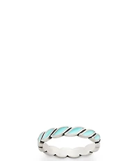 James Avery Enamel Twist Stacker Ring