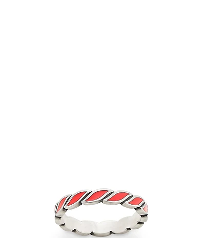 James Avery Enamel Twist Stacker Ring