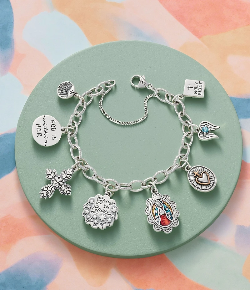 James Avery Enamel Virgin of Guadalupe Charm