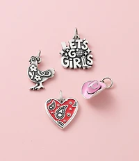 James Avery Enamel Western Bandana Heart Charm