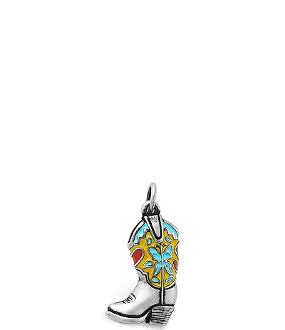 James Avery Enamel Western Boot Novelty Charm