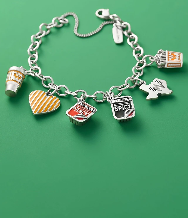 James Avery Enamel Whataburger Fancy Ketchup Novelty Charm at