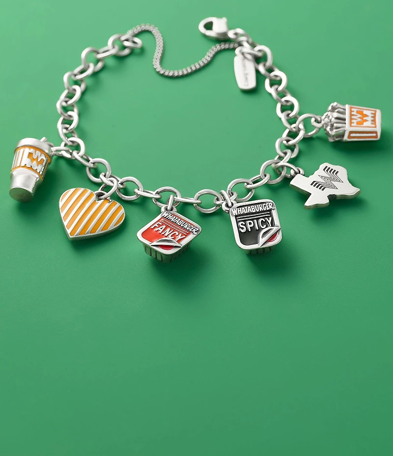James Avery Enamel Whataburger Fancy Ketchup Novelty Charm