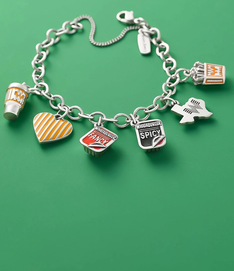 James Avery Enamel Whataburger Fancy Ketchup Novelty Charm