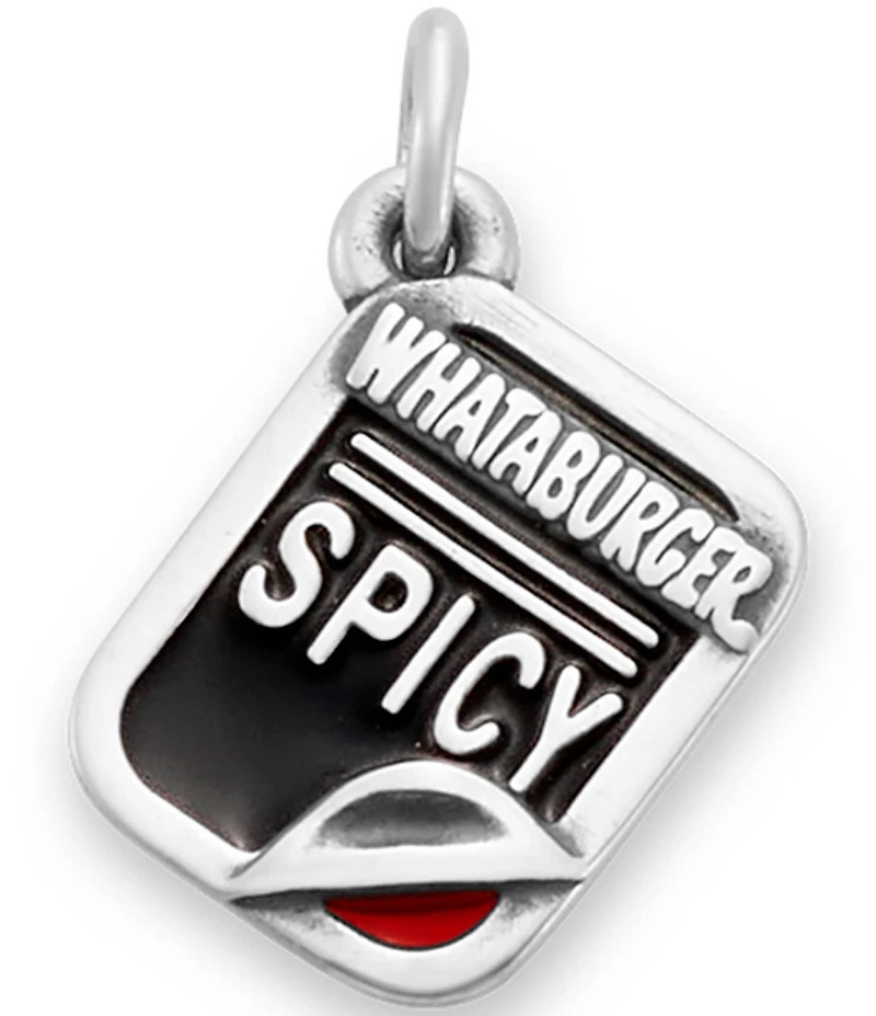 James Avery Enamel Whataburger Spicy Ketchup Novelty Charm