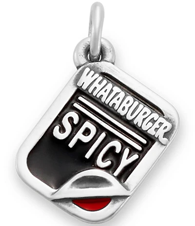 James Avery Enamel Whataburger Spicy Ketchup Novelty Charm