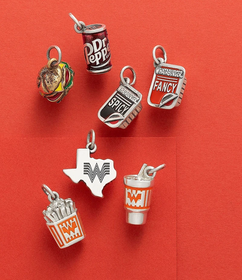James Avery Enamel Whataburger Spicy Ketchup Novelty Charm
