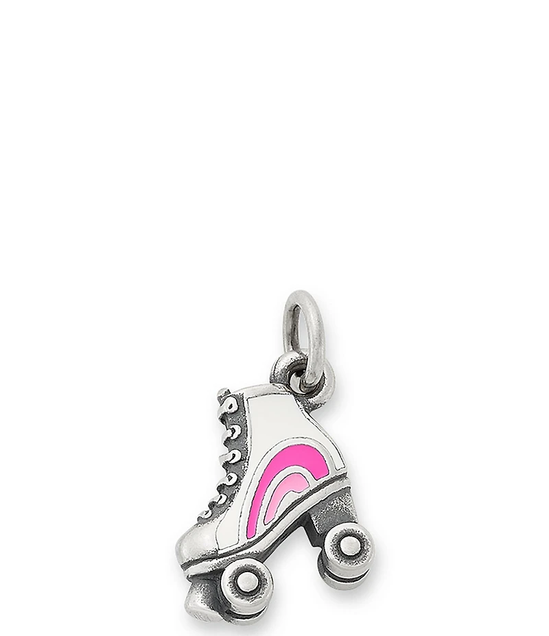 James Avery Enamel White Roller Skate Charm