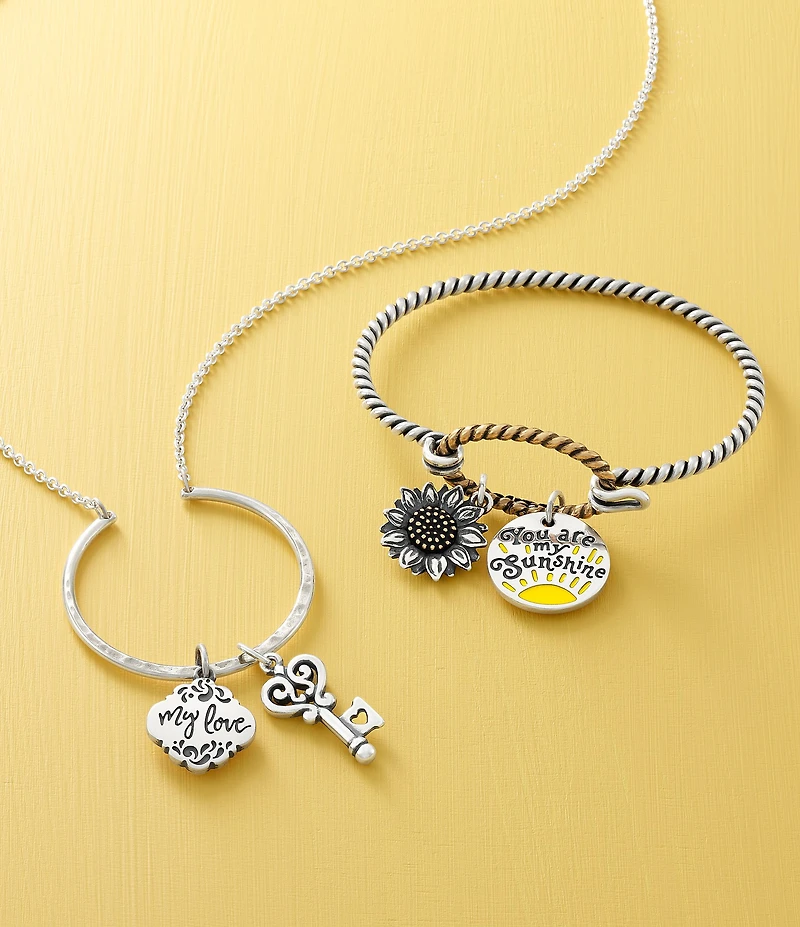 James Avery Enamel #double;You Are My Sunshine#double; Charm