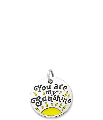 James Avery Enamel #double;You Are My Sunshine#double; Charm