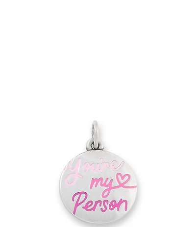 James Avery Enamel You're My Person Heart Charm