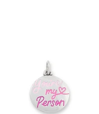 James Avery Enamel You're My Person Heart Charm