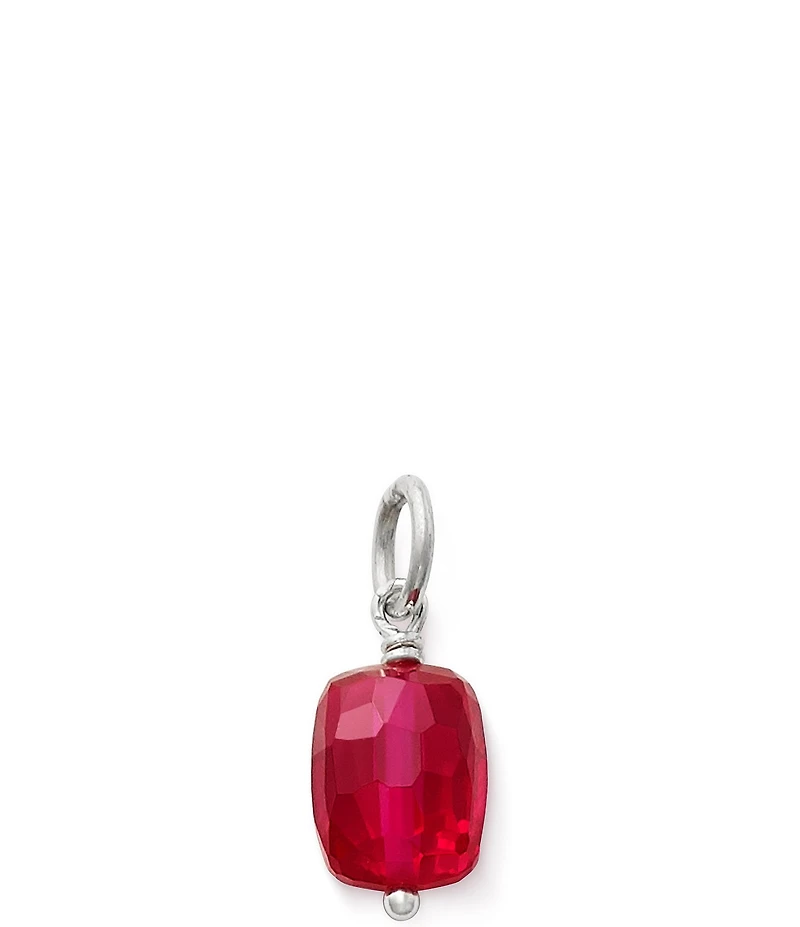 James Avery Faceted Lab-Created Birthstone Charm