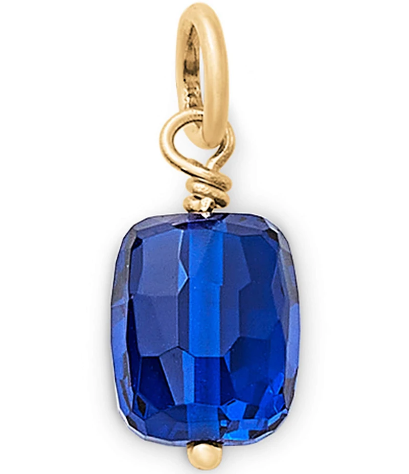James Avery Faceted Gemstone Bead Pendant Charm