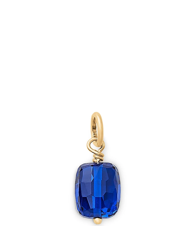 James Avery Faceted Gemstone Bead Pendant Charm