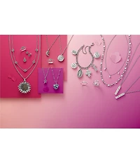 James Avery Faith & Love Heart Cross Ring Set
