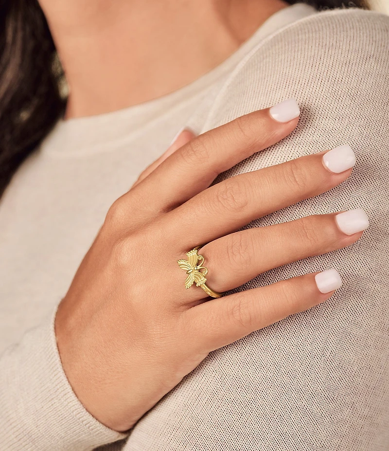James Avery 14K Festival Butterfly Ring