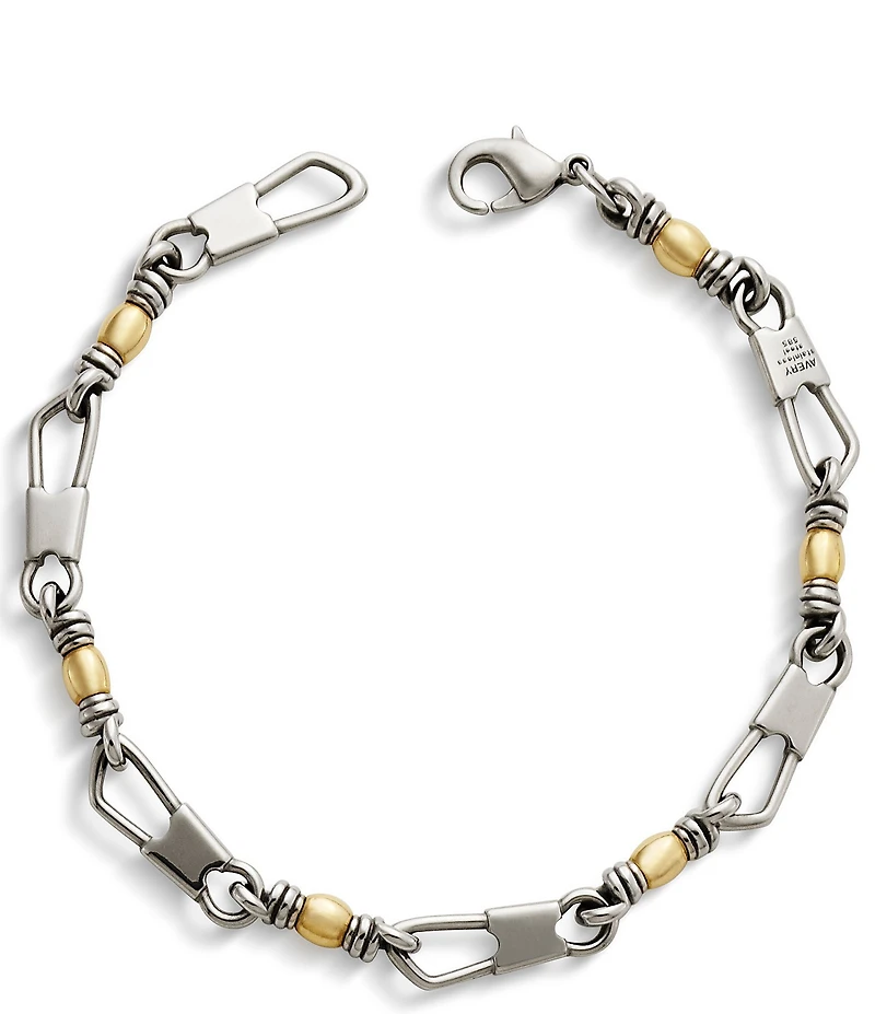James Avery Fishers of Men Two Tone Chain Bracelet