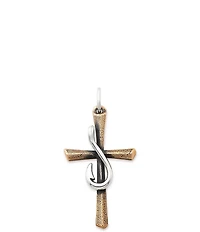 James Avery Fishers of Men Sculpted Cross Charm