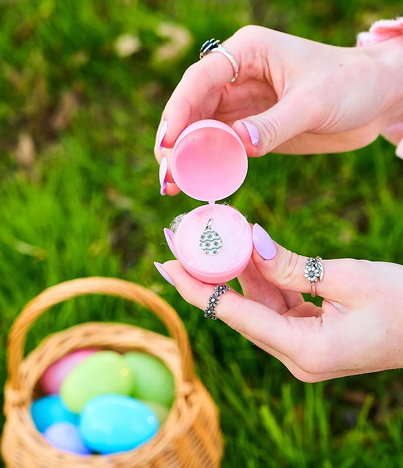 James Avery Floral Easter Egg Charm