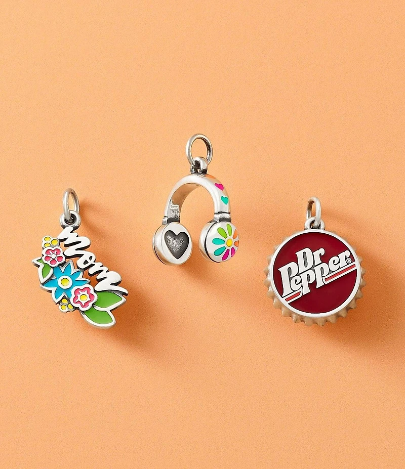 James Avery Floral Enamel Mom Charm