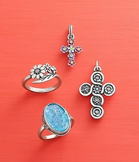 James Avery Floral Wrap Band Ring