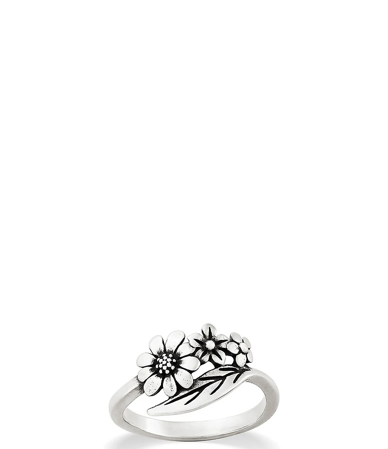 James Avery Floral Wrap Band Ring