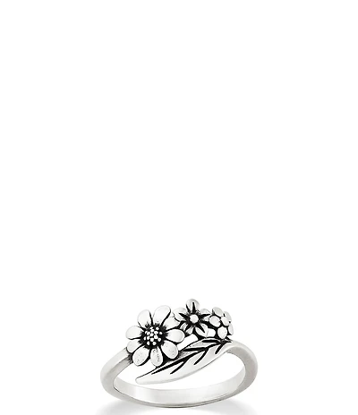 James Avery Floral Wrap Band Ring