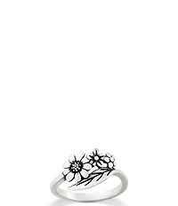 James Avery Floral Wrap Band Ring