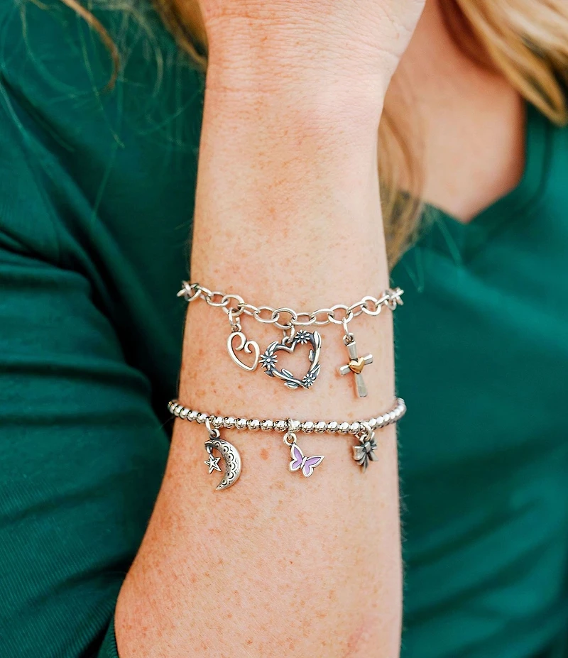 James Avery Flowering Vines Heart Charm