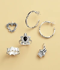 James Avery Flowering Vines Heart Charm