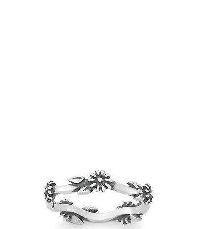 James Avery Flowering Vines Sterling Silver Ring