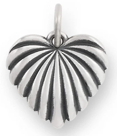 James Avery Fluted Heart Charm