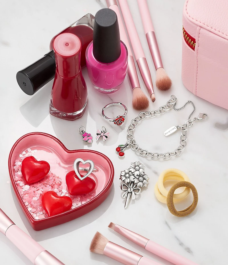 James Avery Forged Sterling Silver Link Chain Charm Bracelet