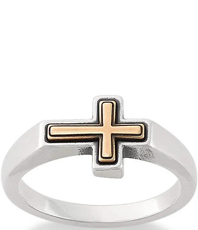 James Avery Framed Horizon Cross Band Ring