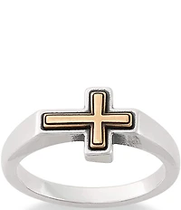 James Avery Framed Horizon Cross Band Ring
