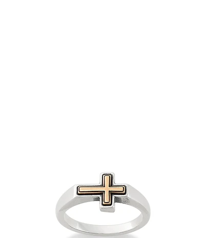 James Avery Framed Horizon Cross Band Ring