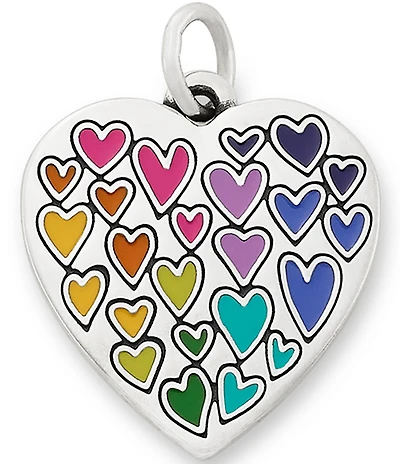 James Avery Full of Love Enamel Heart Charm