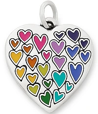 James Avery Full of Love Enamel Heart Charm