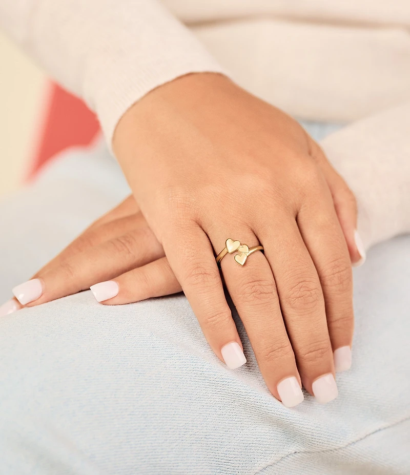 James Avery Gathered Hearts 14K Gold Ring