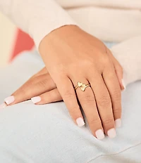 James Avery Gathered Hearts 14K Gold Ring