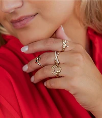 James Avery Gathered Hearts 14K Gold Ring