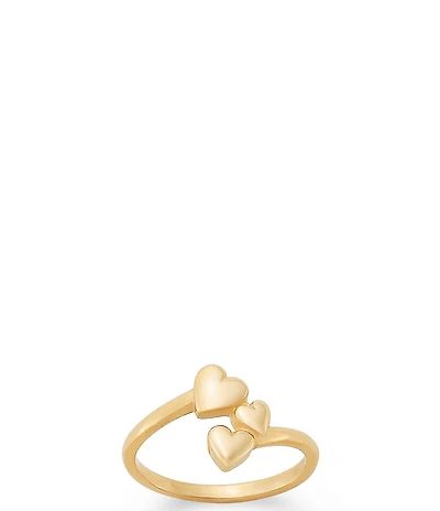 James Avery Gathered Hearts 14K Gold Band Ring