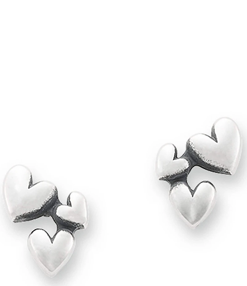 James Avery Gathered Hearts Stud Earrings