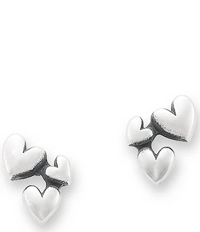 James Avery Gathered Hearts Stud Earrings