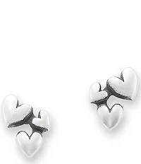 James Avery Gathered Hearts Stud Earrings
