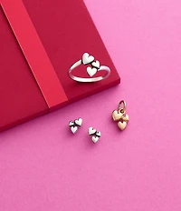 James Avery Gathered Hearts Stud Earrings