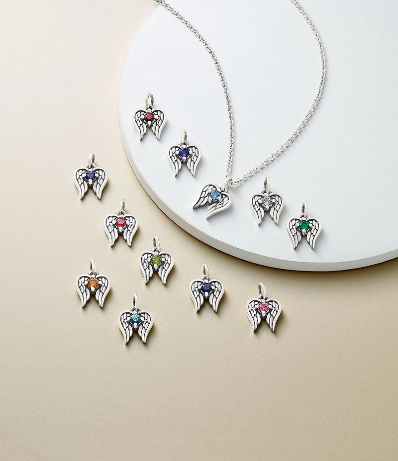 James Avery Gemstone Angel Wings Charm